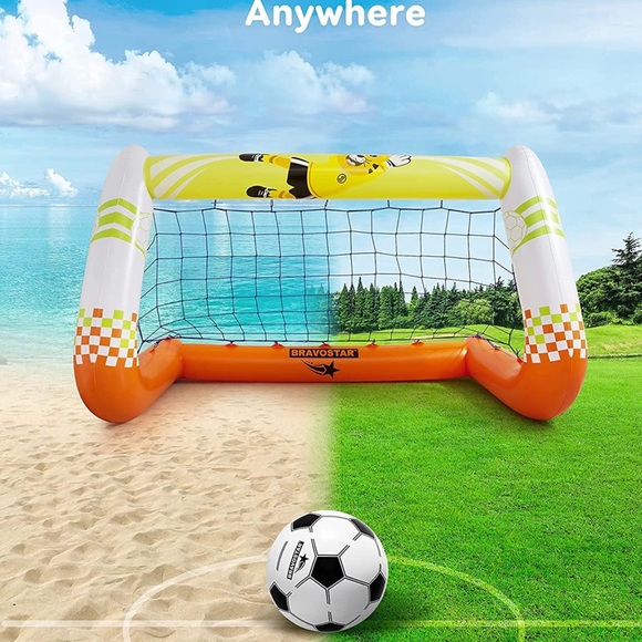 Inflatable Toy Soccer Goal Set - Picture 6 of 6